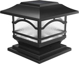 Davinci Lighting Premium Solar Outdoor Post Cap Lights - 4x4 5x5 6x6 - Bright LED Light for Fence Deck Garden or | Lumora