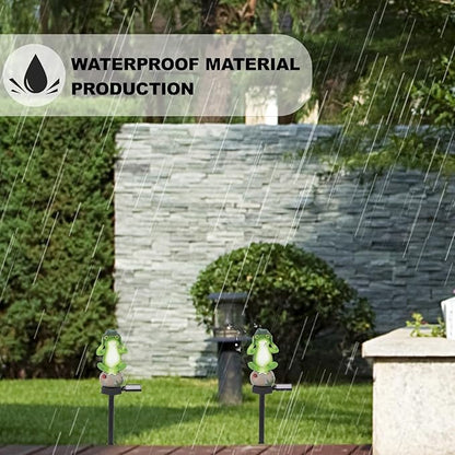 Zerodeko Solar Animal Stake Light Outdoor Solar Garden Lamp Waterproof Landscape Lighting for Patio Lawn Pathway Decorative Yard Lighting