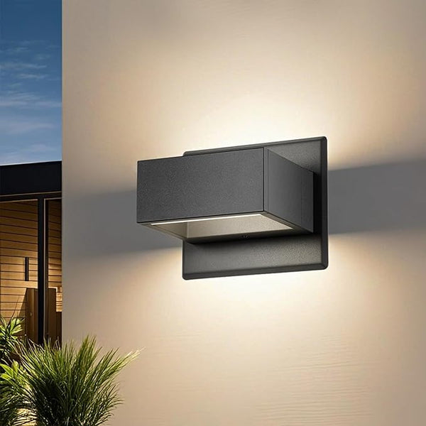 Outdoor Up Down Wall Lights LED Porch Wall Mount Lamp Modern Exterior Wall Sconce Light Fixture Waterproof Aluminum | Lumora