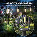 8 Pack Solar Pathway Lights Outdoor Waterproof, High Brightness LED Solar Garden Lights for Patio, Yard, Lawn | Lumora