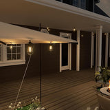 Outdoor String LED Patio Lights - 50FT, IP65 Waterproof Outside Patio Lights with 16 (15+1) S14 LED Bulbs for | Lumora