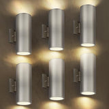ASD 2 Light Outdoor Wall Light Fixture | 120W E26 Socket 120V ETL Cylinder Up Down Lights | LED/CFL/Incandescent | Lumora