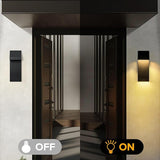 Canto LED Outdoor Wall Sconce 26W Integrated LED Outdoor Wall Mount,Anti Rust Textured Black Suit for Wet Locations | Lumora