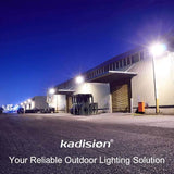 kadision 60W LED Wall Pack Light with Photocell, 7800lm 5000K Daylight 100-277V, Waterproof Dusk-to-Dawn Outdoor | Lumora