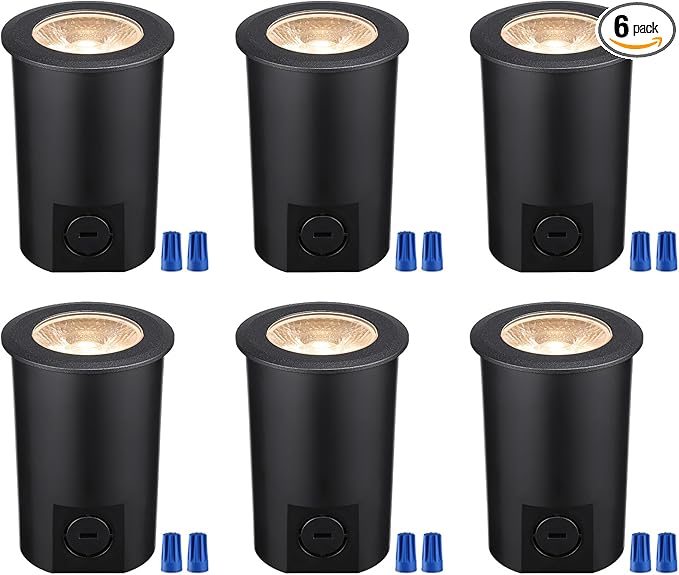 LEONLITE 7W 5CCT Well Lights Landscape LED In Ground, 12-24V AC/DC Low Voltage, CRI90 IP67 Inground Well Lights | Lumora