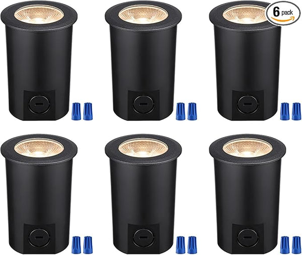 LEONLITE 7W 5CCT Well Lights Landscape LED In Ground, 12-24V AC/DC Low Voltage, CRI90 IP67 Inground Well Lights | Lumora