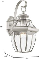 Livex Lighting 2151-03 Outdoor Lighting, 13" x 8.5" x 8.5", White | Lumora