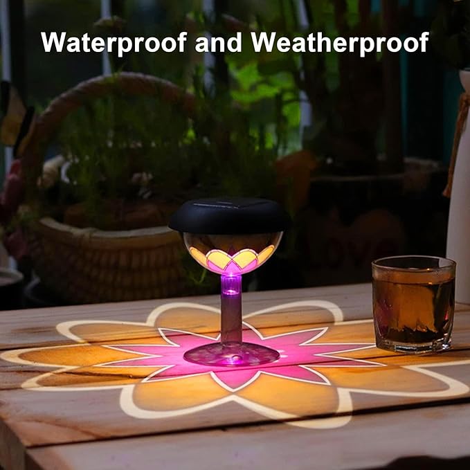 Focket Solar Pathway Lights Outdoor, 5.5in Color LED Solar Lights Outdoor, Waterproof Bright Solar Powered Garden Lights for Walkway Yard Backyard Landscape Decor