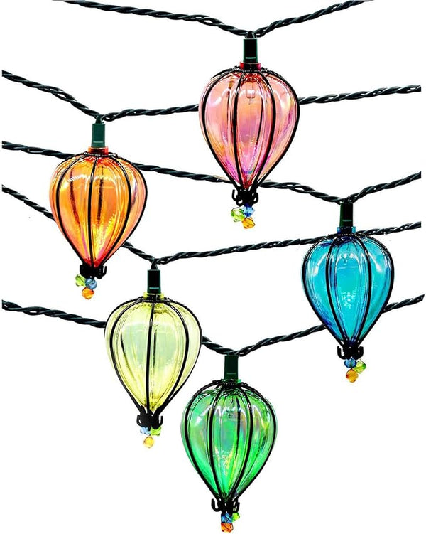 11FT Multicolor String Lights with 10 Bulbs, Colored Backyard Patio Indoor/Outdoor UL Listed String Lights, Hanging | Lumora