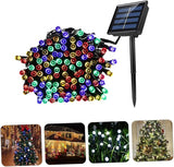 2 Sets Solar Powered Outdoor LED String Lights Beads Fairy Lights for Garden Patio Xmas Wedding Party Decor Warm | Lumora