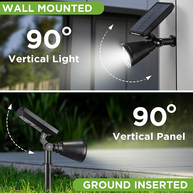 InnoGear Solar Lights Outdoor Waterproof Solar Garden Light for Outside Yard Landscape Lighting Pathway Spot Lights | Lumora