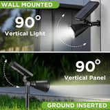 InnoGear Solar Lights Outdoor Waterproof Solar Garden Light for Outside Yard Landscape Lighting Pathway Spot Lights | Lumora