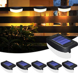 LED Solar Step Lights, 6 Pack Solar Deck Lights Outdoor IP65 Waterproof Pool Side Lighting Decor for Stairs Fence | Lumora
