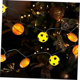 Zerodeko Sports Ball String Lights LED Sports Decoration for Parties Camping Indoor Decor Battery Operated with | Lumora
