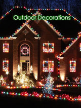 SUNSGNE Christmas Pathway Lights Outdoor, 38FT Colored Christmas Lights with 25 C9 Multicolor Bulbs and 25 Plastic | Lumora