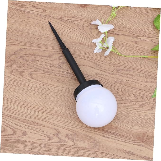 4pcs Solar Lawn Path Lights Waterproof Outdoor Garden Solar Lamps Warm Light Landscape Ground Plug Lighting for Yard and Courtyard