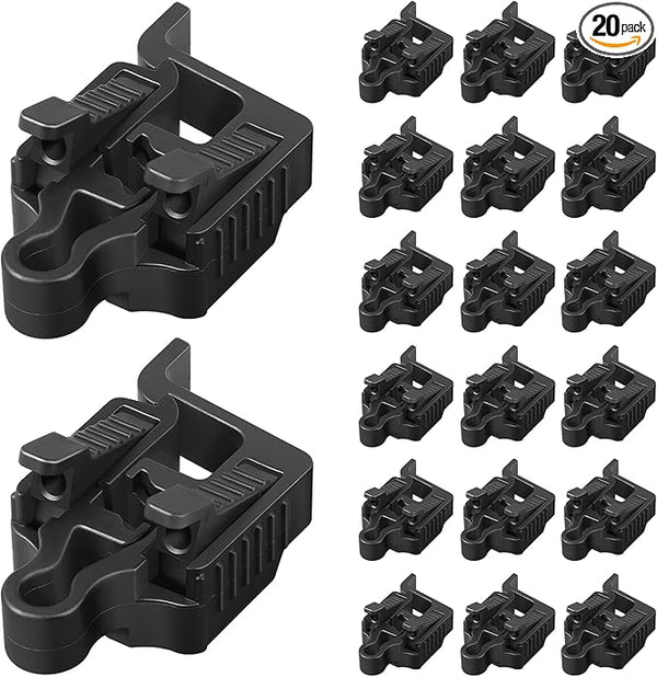 EDISHINE 20-Pack Low Voltage Wire Connector, Landscape Lighting Cable Connectors - Outdoor Security Flood Light | Lumora