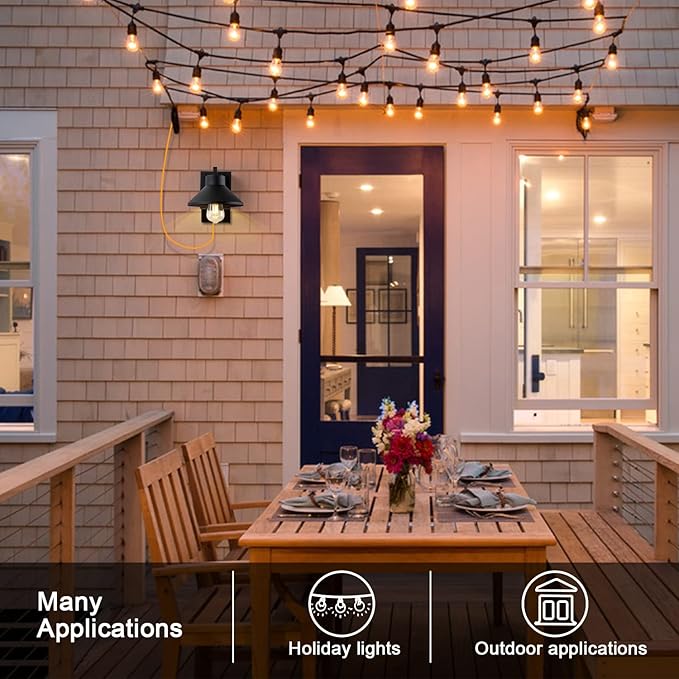 c cattleya Porch Light with Outlet, Matte Black Waterproof Anti-Rust Aluminum Outdoor Light with Outlet, Exterior Lighting Fixtures for Patio,Outside Lights for House Front Door Patio Garage
