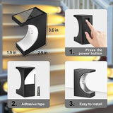 Crescent-Shaped Solar Lights for Outside Waterproof IP67,Long-Lasting LED Light Solar, Easy - Outdoor Path Light | Lumora