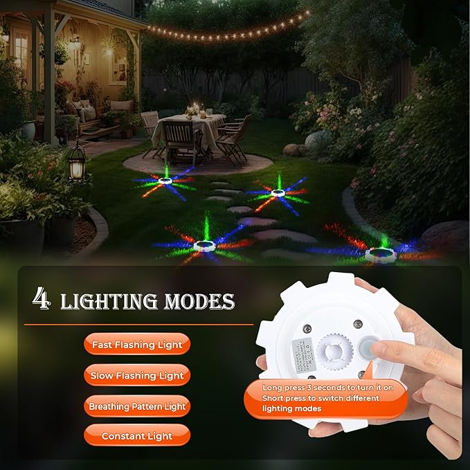 Leadleds Solar Ground Lights, Outdoor Waterproof Landscape Lights for Patio, Yard, Pathway, Walkway and Driveway | Lumora