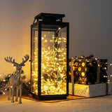 100FT Firecracker String Lights 1000 LED Warm White Plug in Indoor Silver Wire Cluster - Decorative Outdoor Light | Lumora