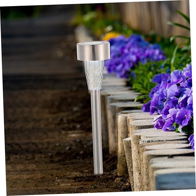 ARTIBETTER Solar Garden Stake Lamp Waterproof Solar Outdoor Light for Yard Lawn Patio 10-Piece Set Adjustable Height and Design
