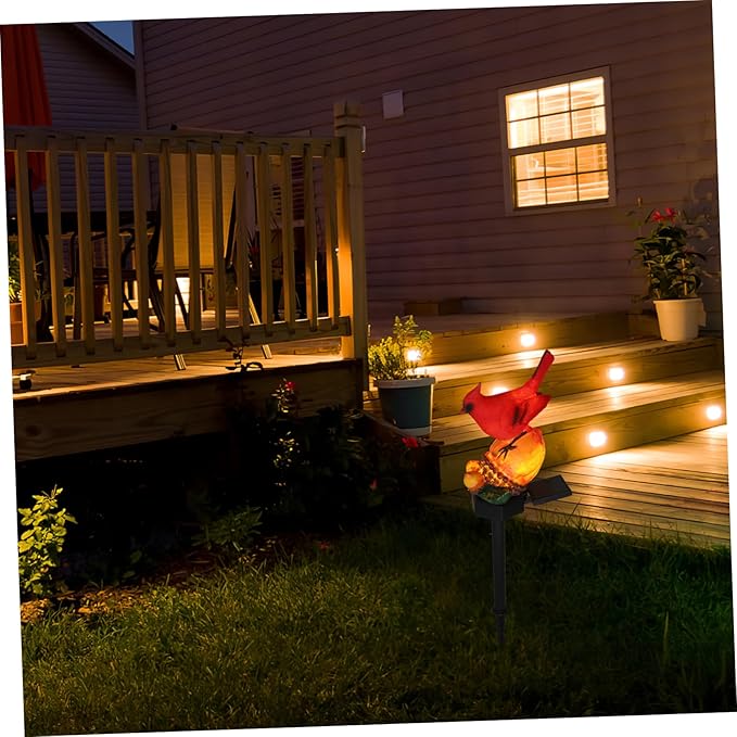 Bird Solar Garden Light Solar Powered Outdoor Decorative Lamp Led Landscape Decor Lights for Patio