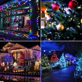 XTF2015 105ft 300 LED Christmas String Lights, End-to-End Plug 8 Modes - UL Certified - Outdoor Indoor Fairy Lights | Lumora