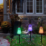 LIGHTSHINE 3PCS Ghost Solar Halloween Decorations, Solar Landscape Pathway Lights, Garden Stakes Light, Outdoor | Lumora