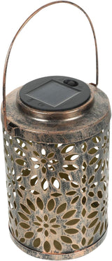 balacoo 1Pc Solar-Powered Hollowed Out Pattern Projection Lantern with Handle Outdoor Lamp for Garden and Patio | Lumora