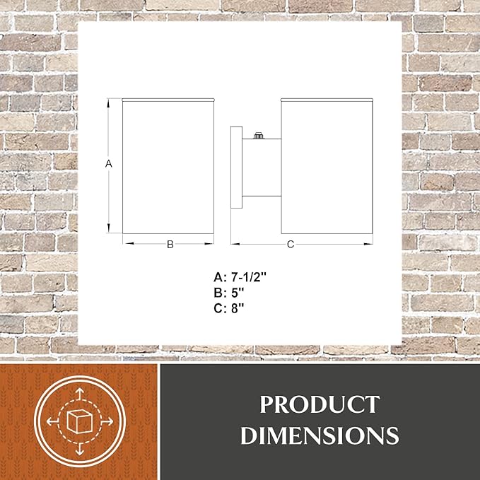 VAXCEL Chiasso 7.25 in. H 1-Light Textured Black Dusk to Dawn Sensor Outdoor Wall Sconce Rust-Resistant Aluminum | Lumora