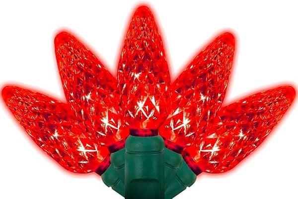 70 Counts Red Christmas Lights – 35.5ft Red LED Christmas Lights Outdoor Commercial Grade Waterproof, Valentine's | Lumora