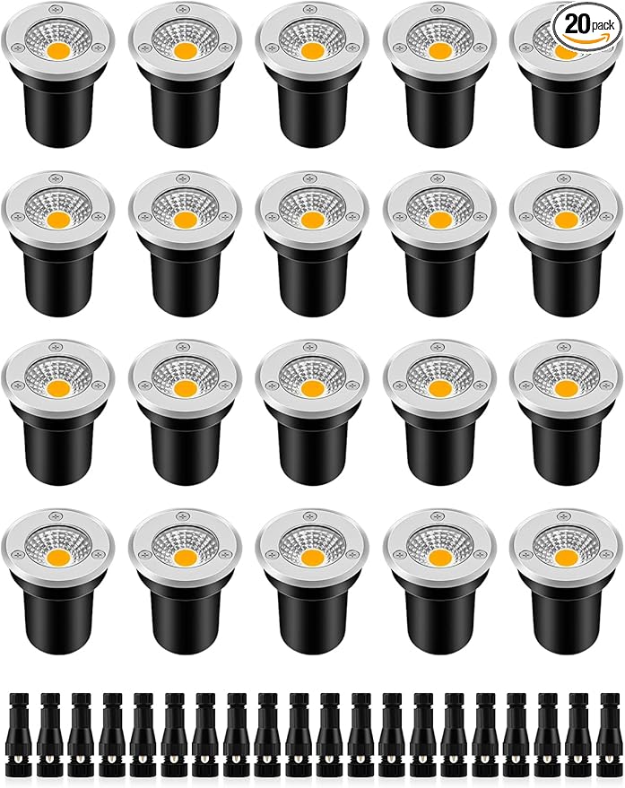 ZUCKEO Low Voltage Landscape Lights Well Lights Landscape LED in Ground Light IP67 Waterproof Outdoor Landscape | Lumora