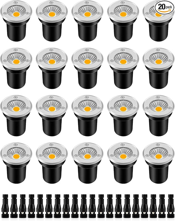ZUCKEO Low Voltage Landscape Lights Well Lights Landscape LED in Ground Light IP67 Waterproof Outdoor Landscape | Lumora
