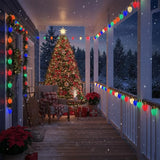 Jumbo Christmas Lights Outdoor, 16ft Multicolor Giant Bulb String Lights for Holiday Décor, Durable Waterproof LED | Lumora