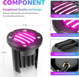 SUNVIE RGBW Well Lights Landscape LED In Ground Color Changing Low Voltage Well Lights 12-24V Waterproof Outdoor | Lumora