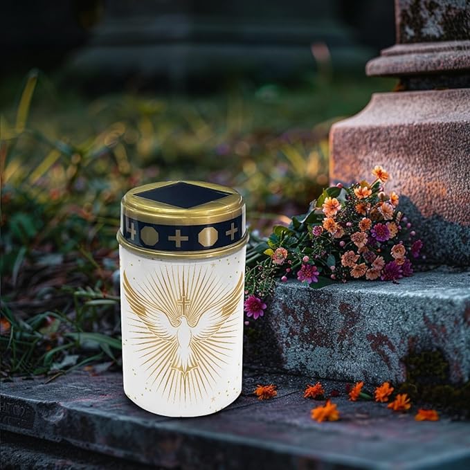 Solar Outdoor Lights Solar Stake Lights Waterproof Landscape Lighting,Solar Cemetery Lights Decoration for Cemetery | Lumora
