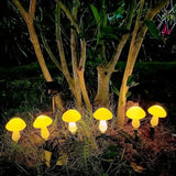 RCFINE Solar Outdoor Lights Set of 8 Solar Mushroom Lights with 8 Modes Waterproof Garden Mushroom Lamp Outside | Lumora