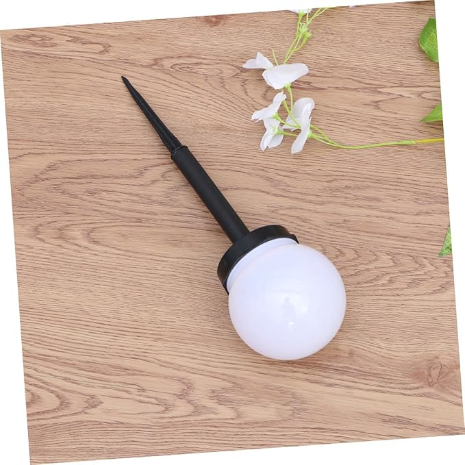 4pcs Solar Lawn Lights Warm White Garden Path Ground Plug Outdoor Waterproof Courtyard Landscape Lighting
