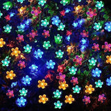 Christmas Flower Starry Fairy String Lights 33 Feet 100LED Blossom Decorative Light for Garden, Patio, Christmas | Lumora