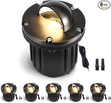 Gardenreet Low Voltage Well Light - Brass LED Hardwired All Weather In-Ground Ip65 Lighting, 12V Directional | Lumora