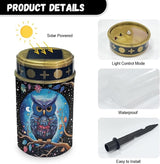 Galaxy Owl Outdoor Solar Lights for Yard Patio Landscape Lighting Solar Pathway Lights Warm White Solar Garden | Lumora