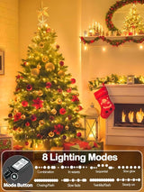 1000 LED Christmas Lights Outdoor Indoor, Super Long 330 FT Green Wire Plug In String Lights with Memory & Timer & | Lumora