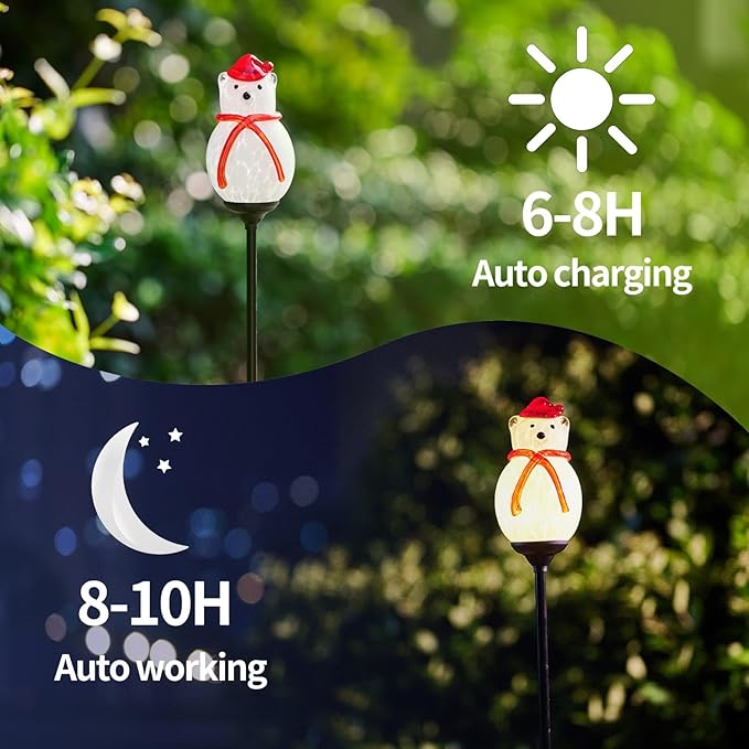Solar Powered Garden Stake Lights Outdoor, Cute Animal Outdoor Figurine Lights Ornament Statue Decor for Pathway | Lumora
