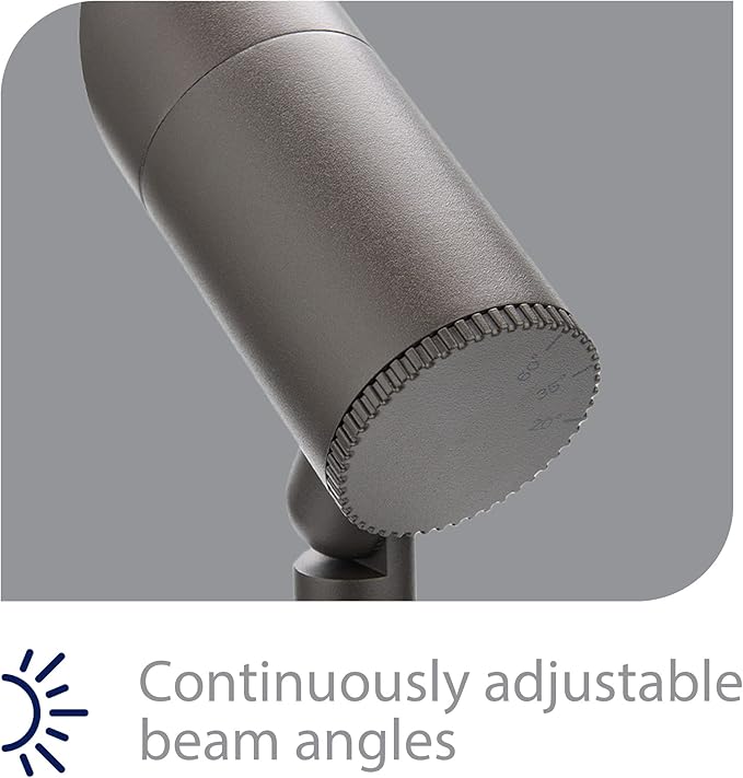WAC Landscape Lighting, LED 12V Basic Accent Light 3W with Adjustable Beam Angle 2700K in Bronze