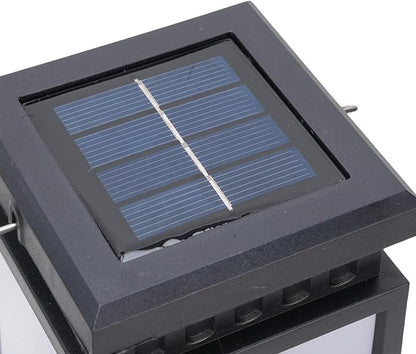 Solar Pathway Light, Warm LED, Hexagram Design, IP44 Weather-Resistant, Auto On/Off, 10-12 Hours Illumination