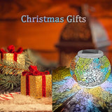 Aukora Color Changing Solar Powered Glass Ball Garden Lights, Solar Lantern Outdoor Table Lights Waterproof Led | Lumora