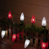 Brightown C9 LED Christmas Lights Outdoor, 66 ft 100 LED Strawberry String Lights, Waterproof Commercial Grade | Lumora
