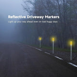 Joyibay 5 PCS Solar Powered Driveway Markers, Solar Warming Landscape Lights, Solar Outdoor Driveway Lights | Lumora