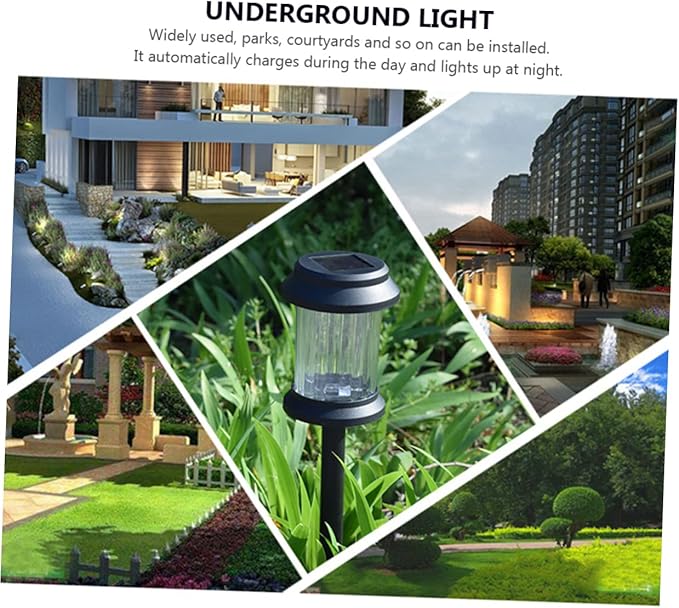 6pcs Solar Lawn Lights Waterproof LED Landscape Ground Plug Lamps for Outdoor Garden Decoration Energy Saving Solar | Lumora